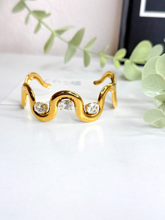 Marea Diamond Cuff Bracelet