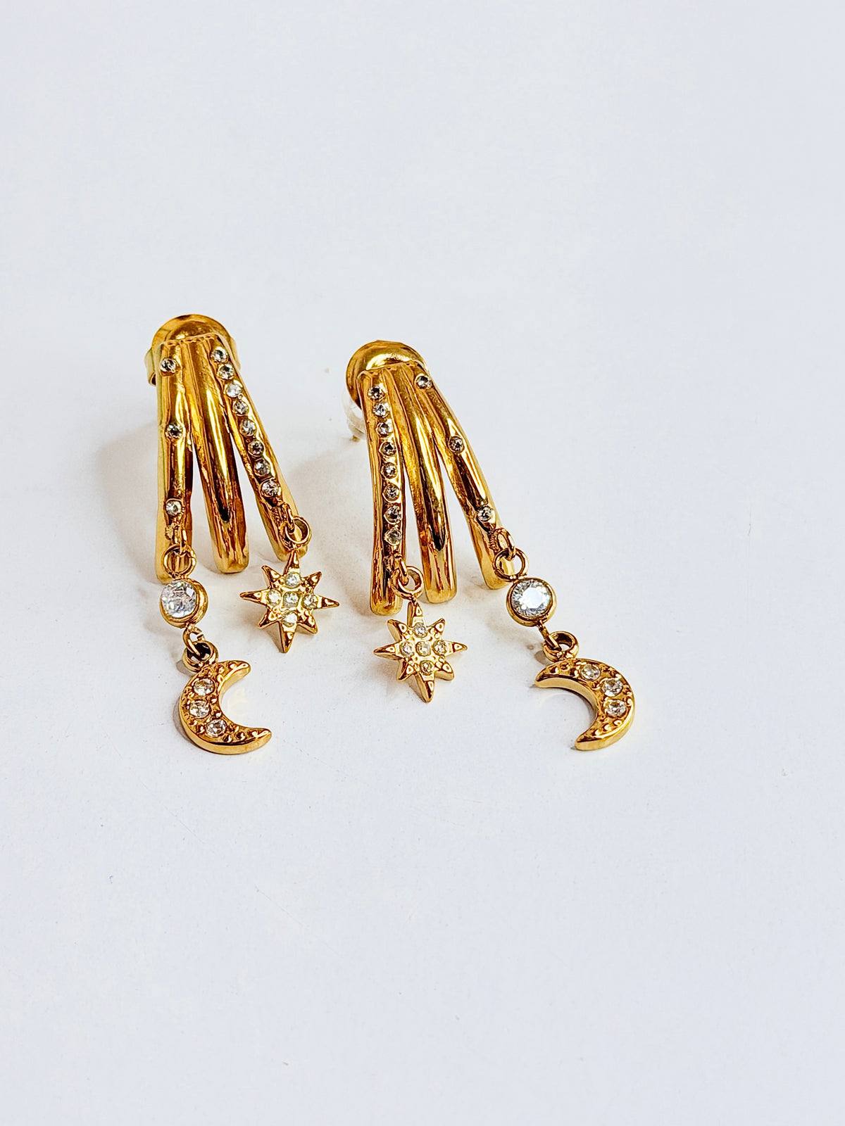 Moon & Star Earrings