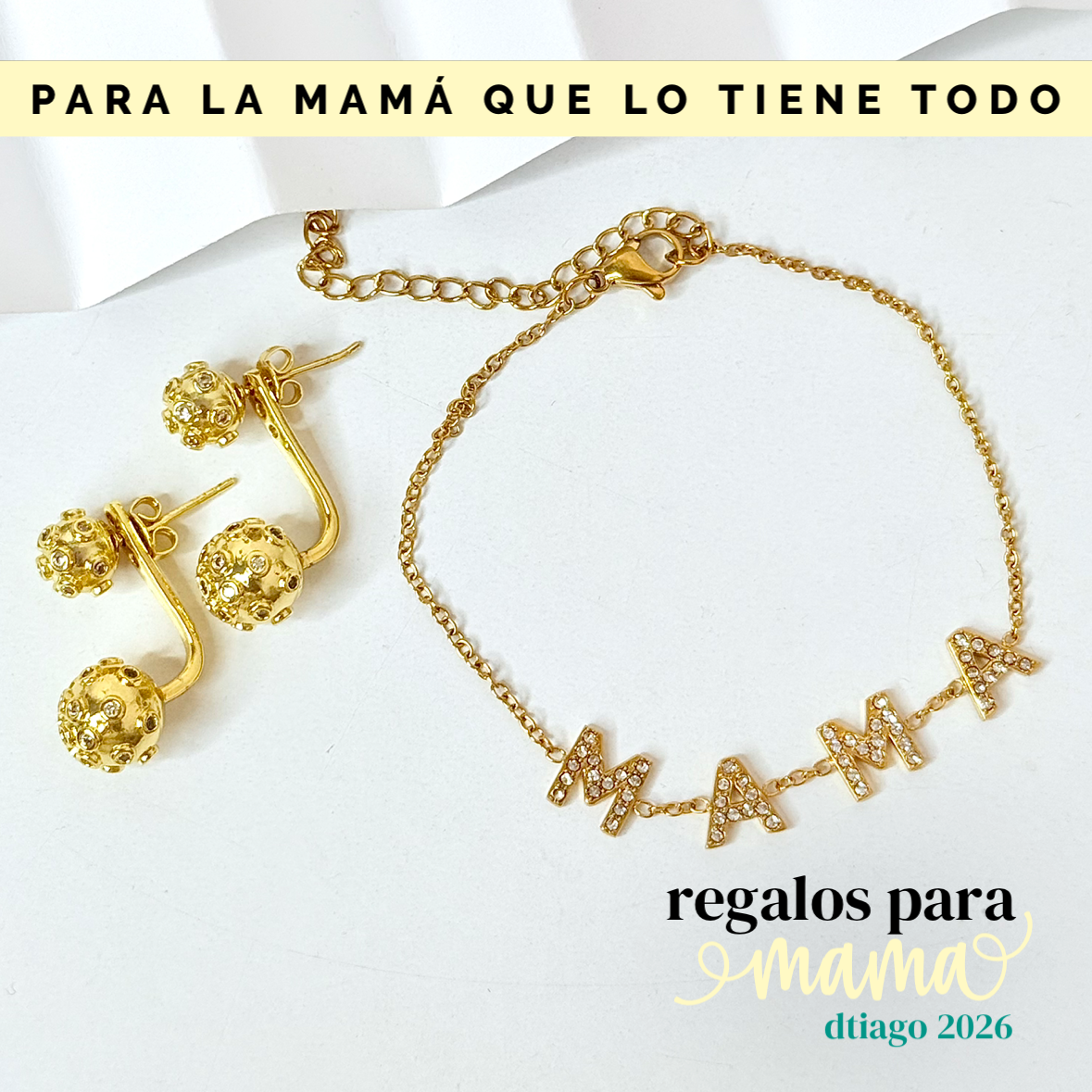 Para la mama que lo Tiene Todo Set: Incluye 2 piezas (par de pantallas y pulsera)