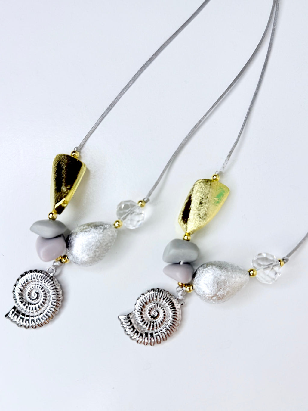 Silver & Gold long Necklace