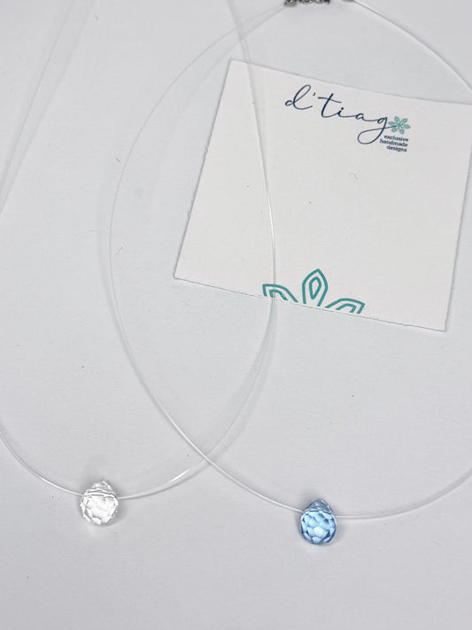 Clear Drop Necklace