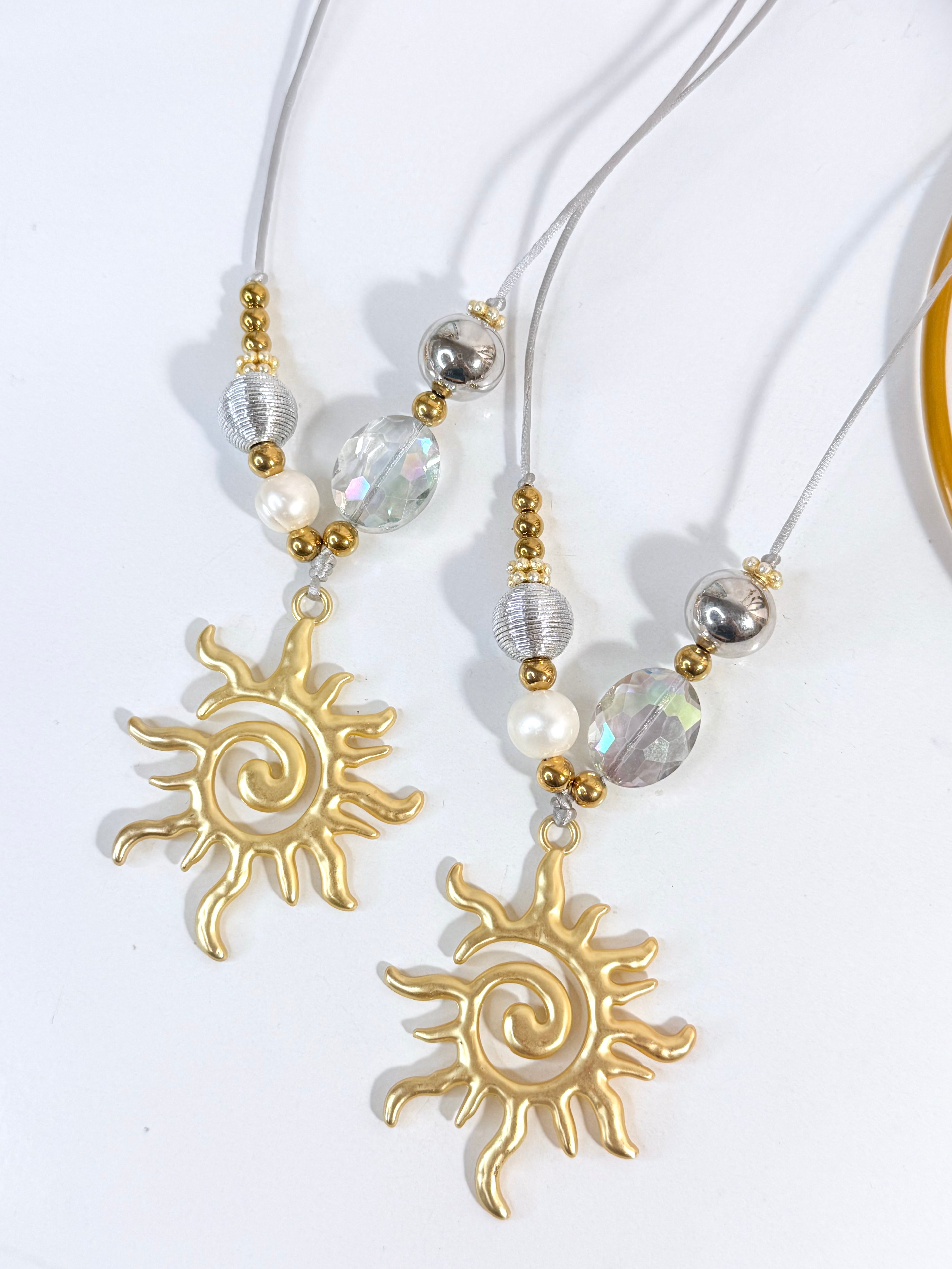 Gold Sun Necklace