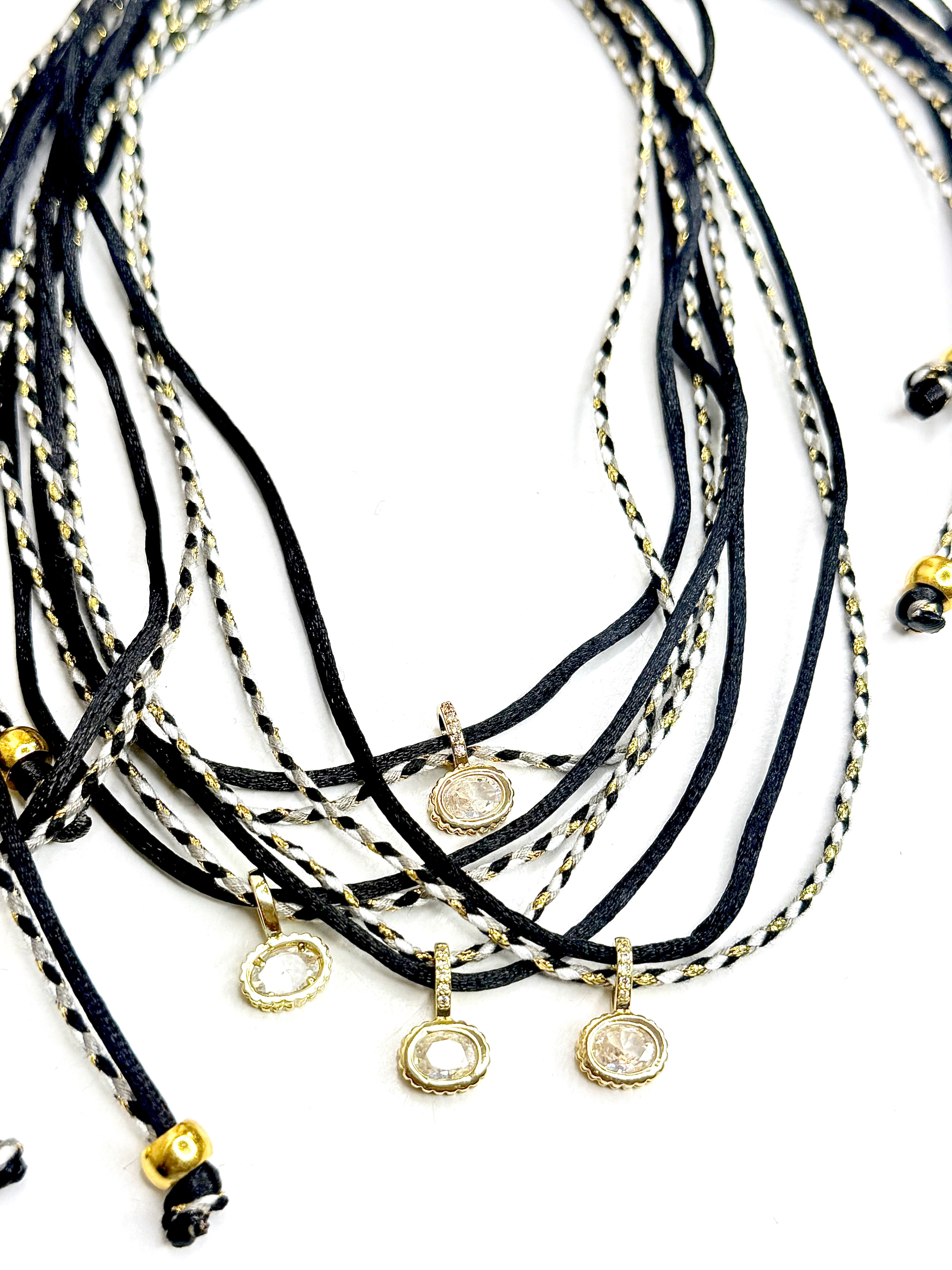 Lana Black Cord Necklace