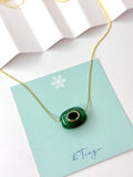Gema Green Necklace