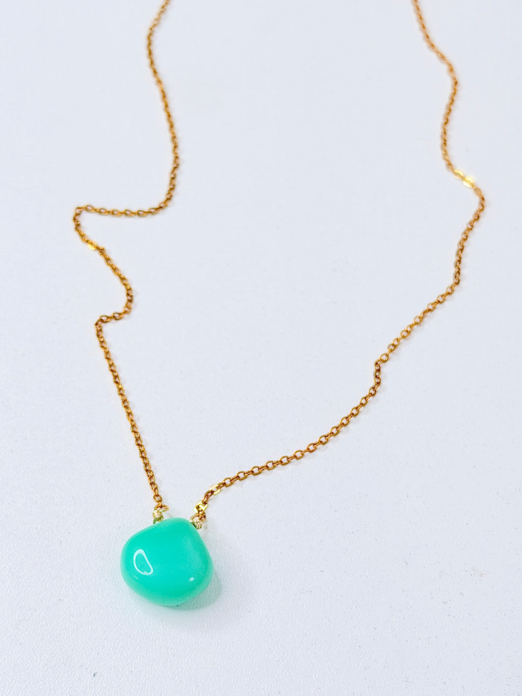 Aqua Drop Necklace