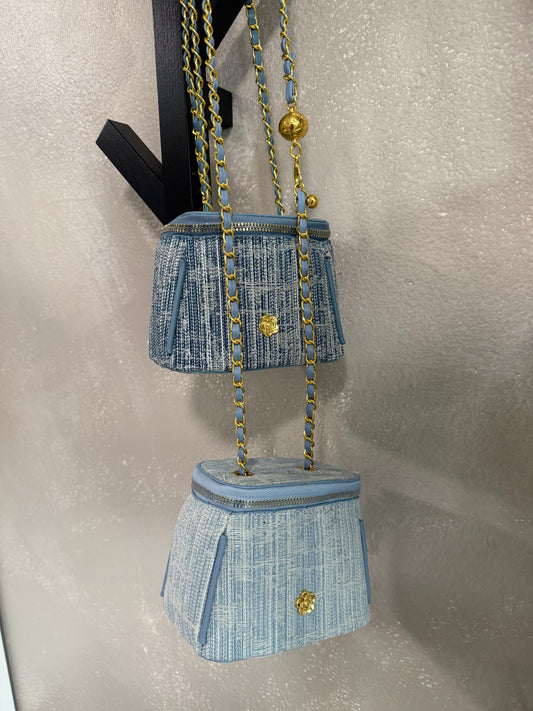 Small Denim Zara Crossbody Bag