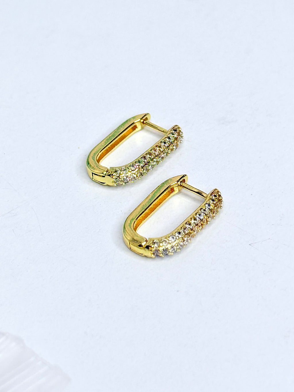 Zircon Hoops Earrings