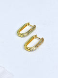 Zircon Hoops Earrings