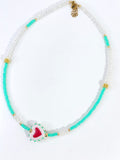 Turquiose Beads Necklace