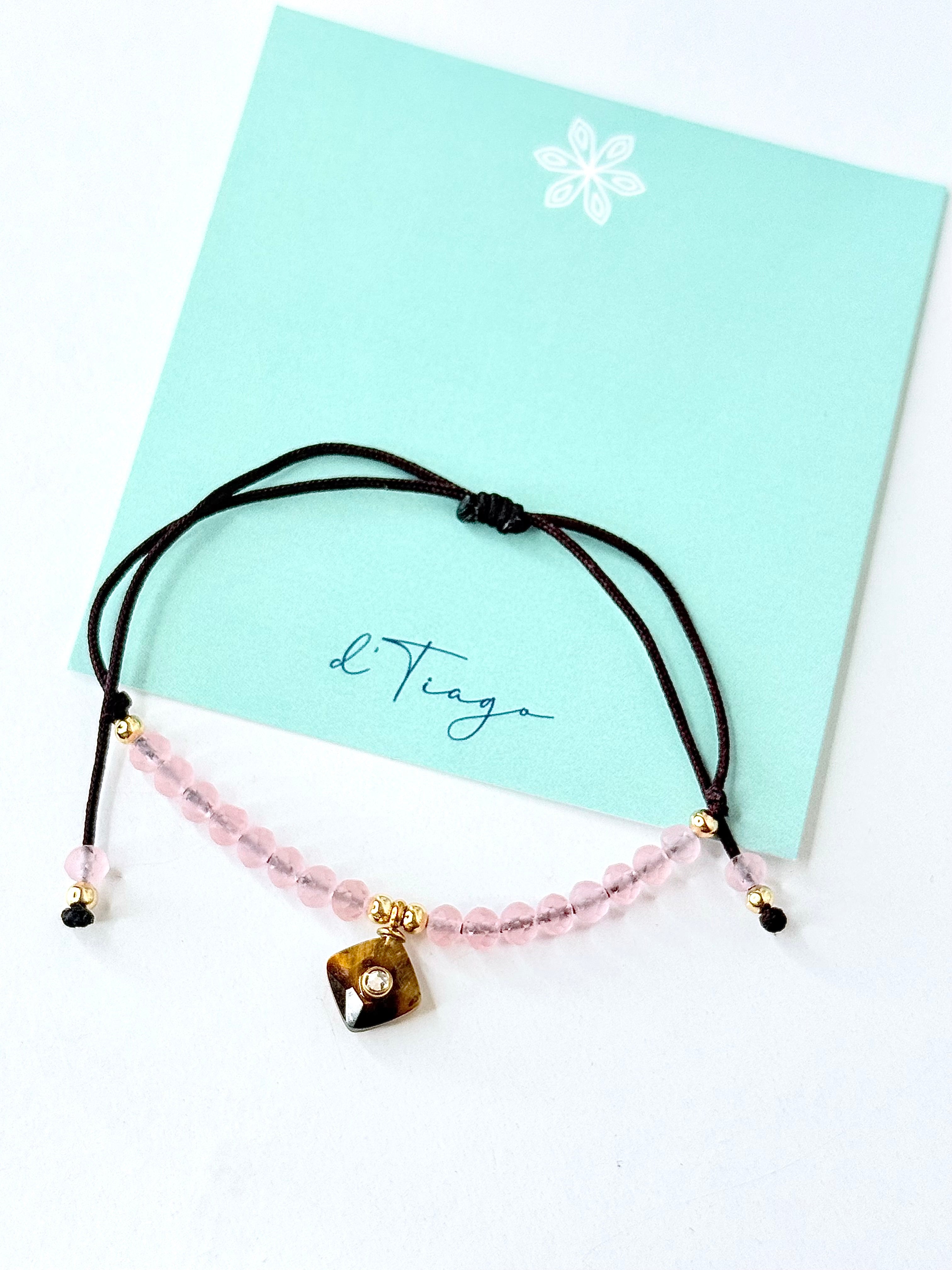 Ojo de Tigre Pink Bracelet