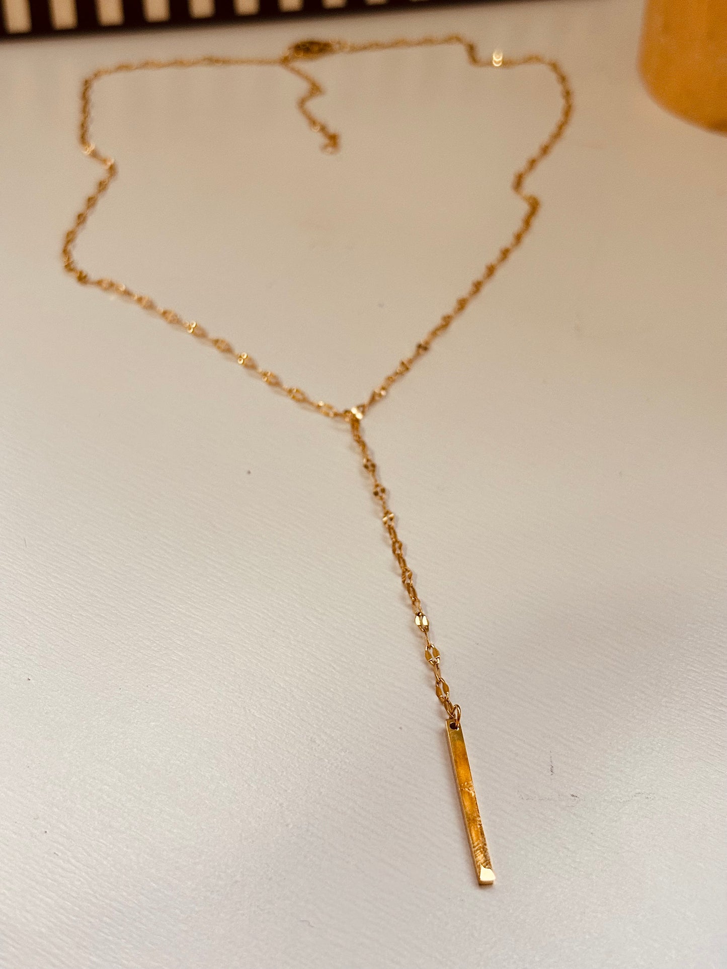 Long Gold Necklace