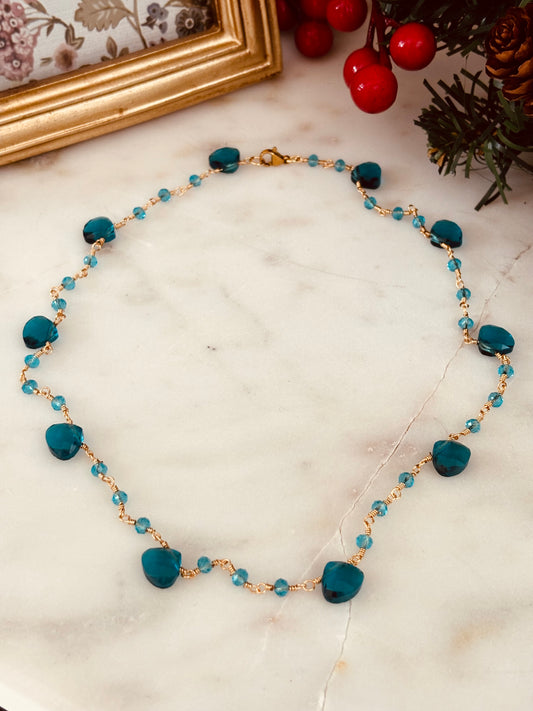 Blue Cristal Necklace