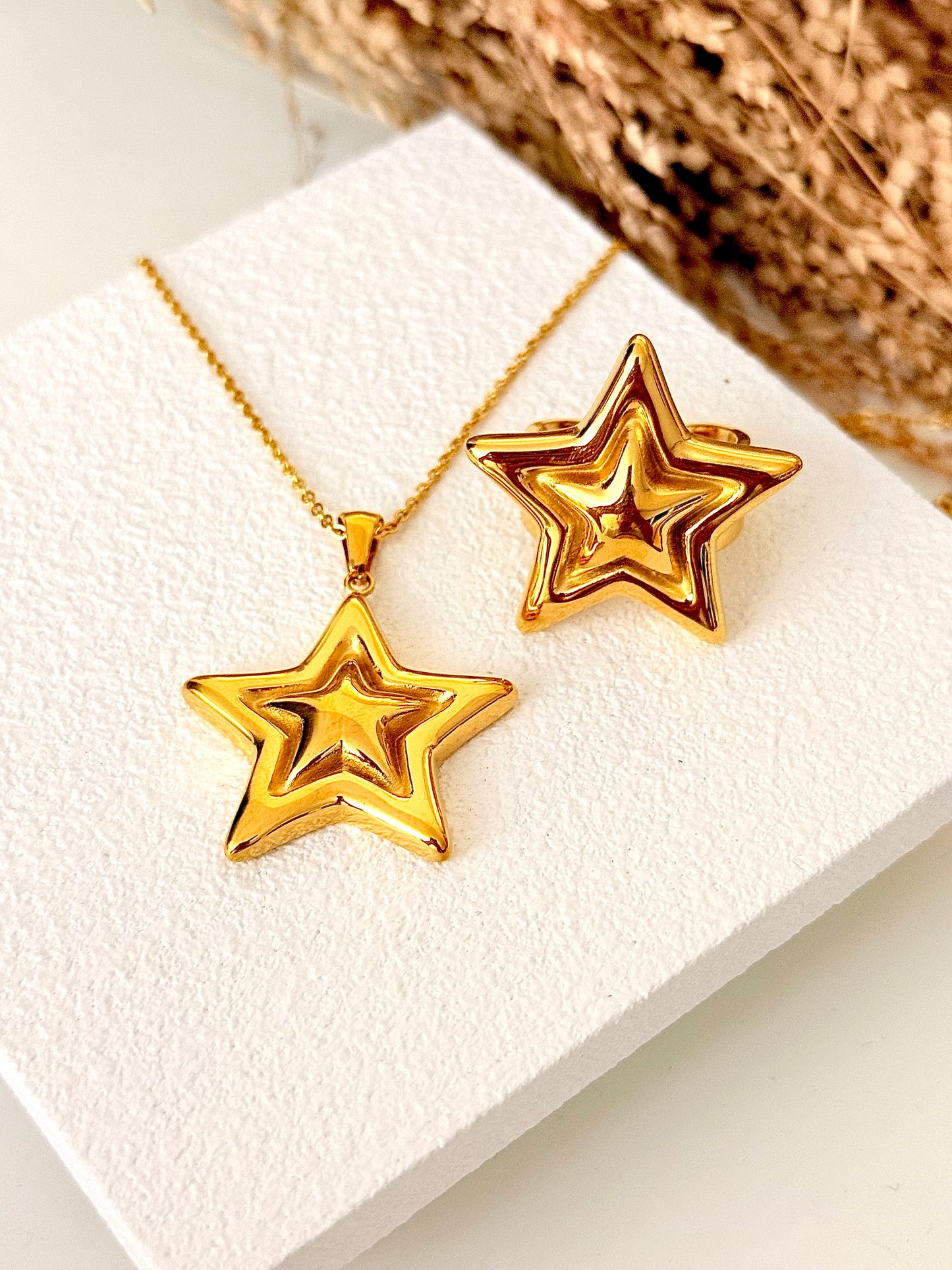 SuperStar Set Necklace & Ring