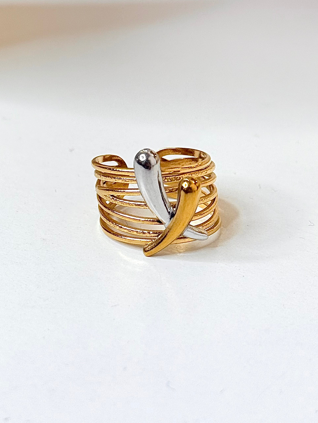 X Dos tonos Ring