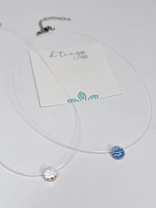 Clear Drop Necklace