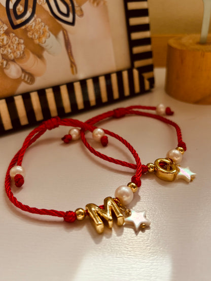 Red Letter Bracelet