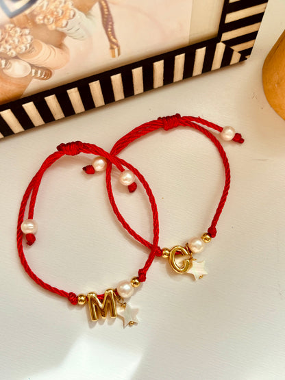 Red Letter Bracelet