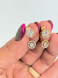 Alena Round Diamond Earrings