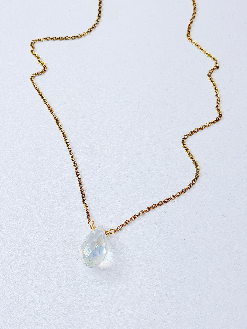 Clear boreal Drop Necklace