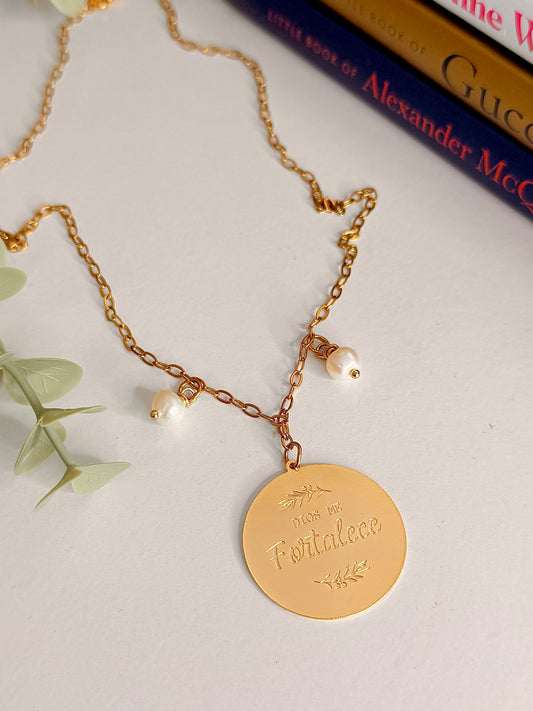 Dios me fortalece Necklace- hdj