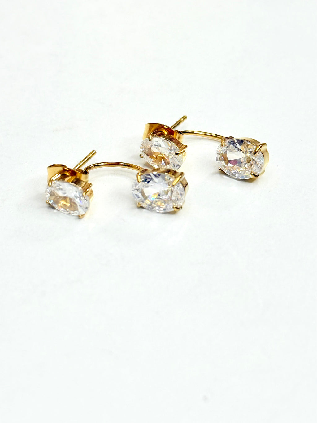 Alena Floating Diamond Earrings