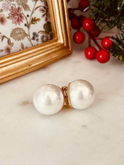 Big Pearl Earrings