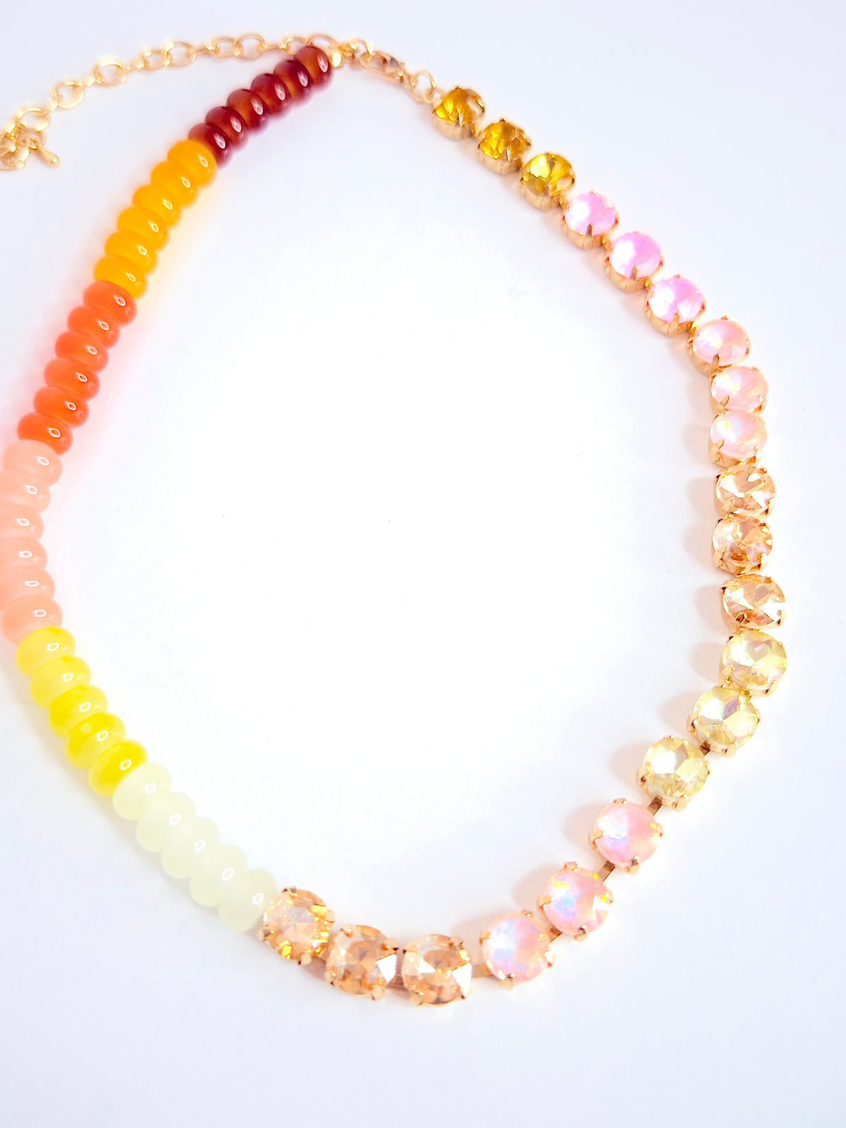 Toba Necklace (tonos anaranjados)