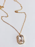 Long Single Charm Necklace