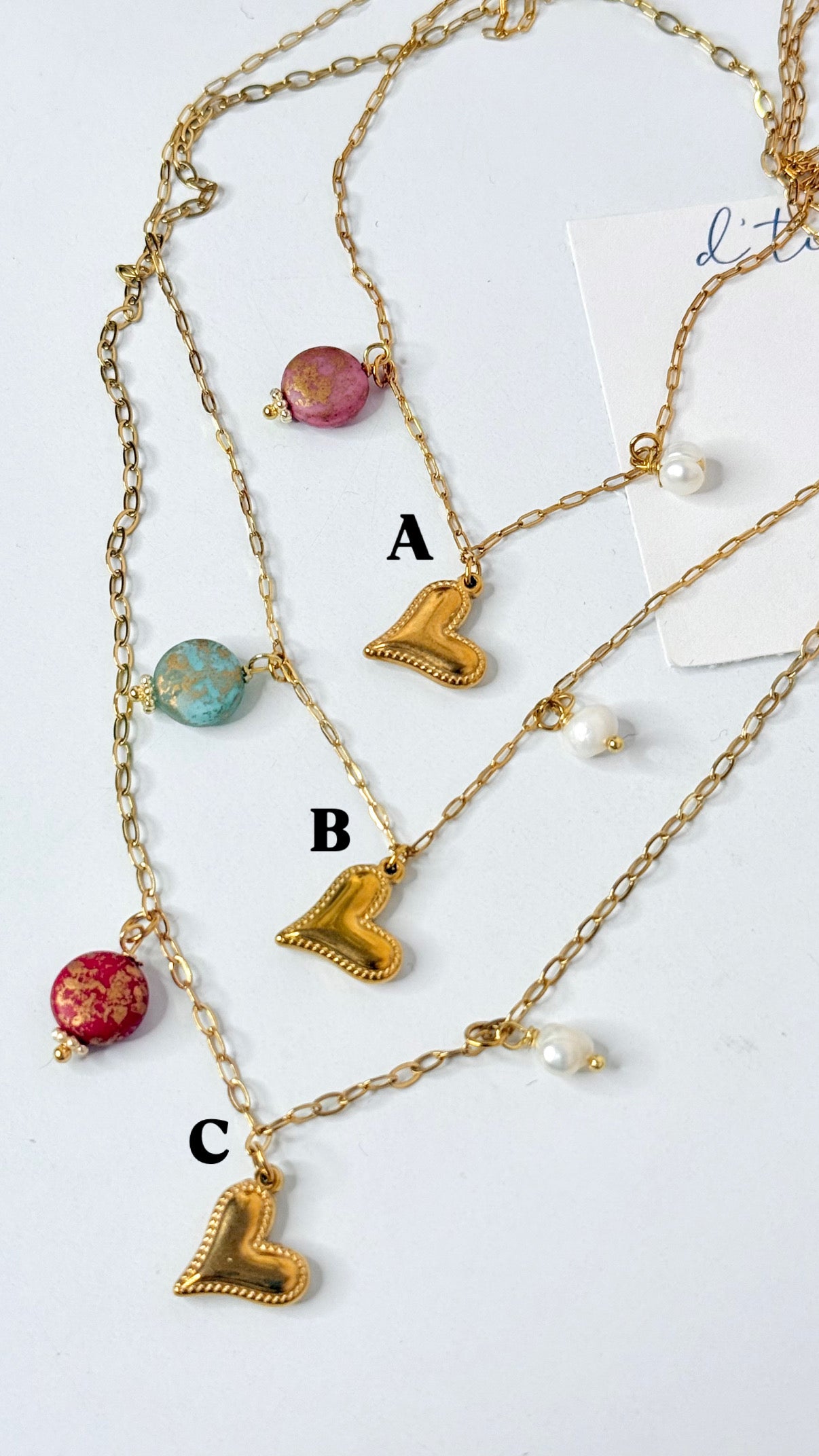 Laly Heart Handmade Necklace