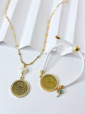 Padre Nuestro Necklace + Bracelet (Se venden por separado o en set)
