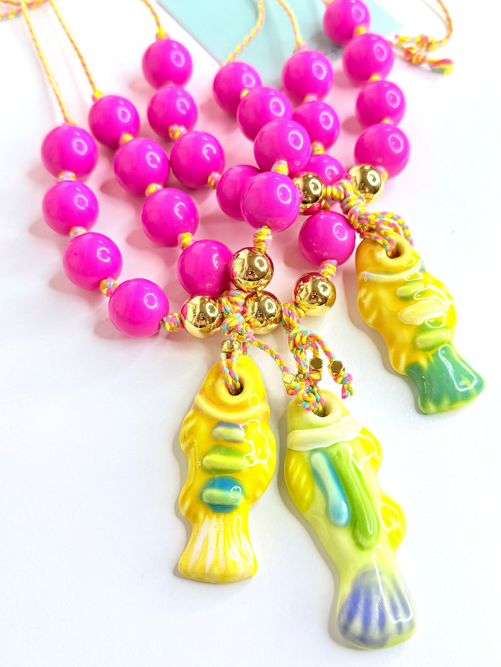 Valencia Necklace- Fuscia
