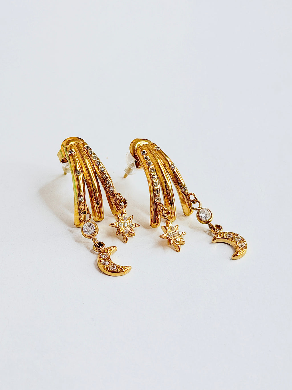 Moon & Star Earrings