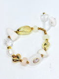 White & Gold Bracelet