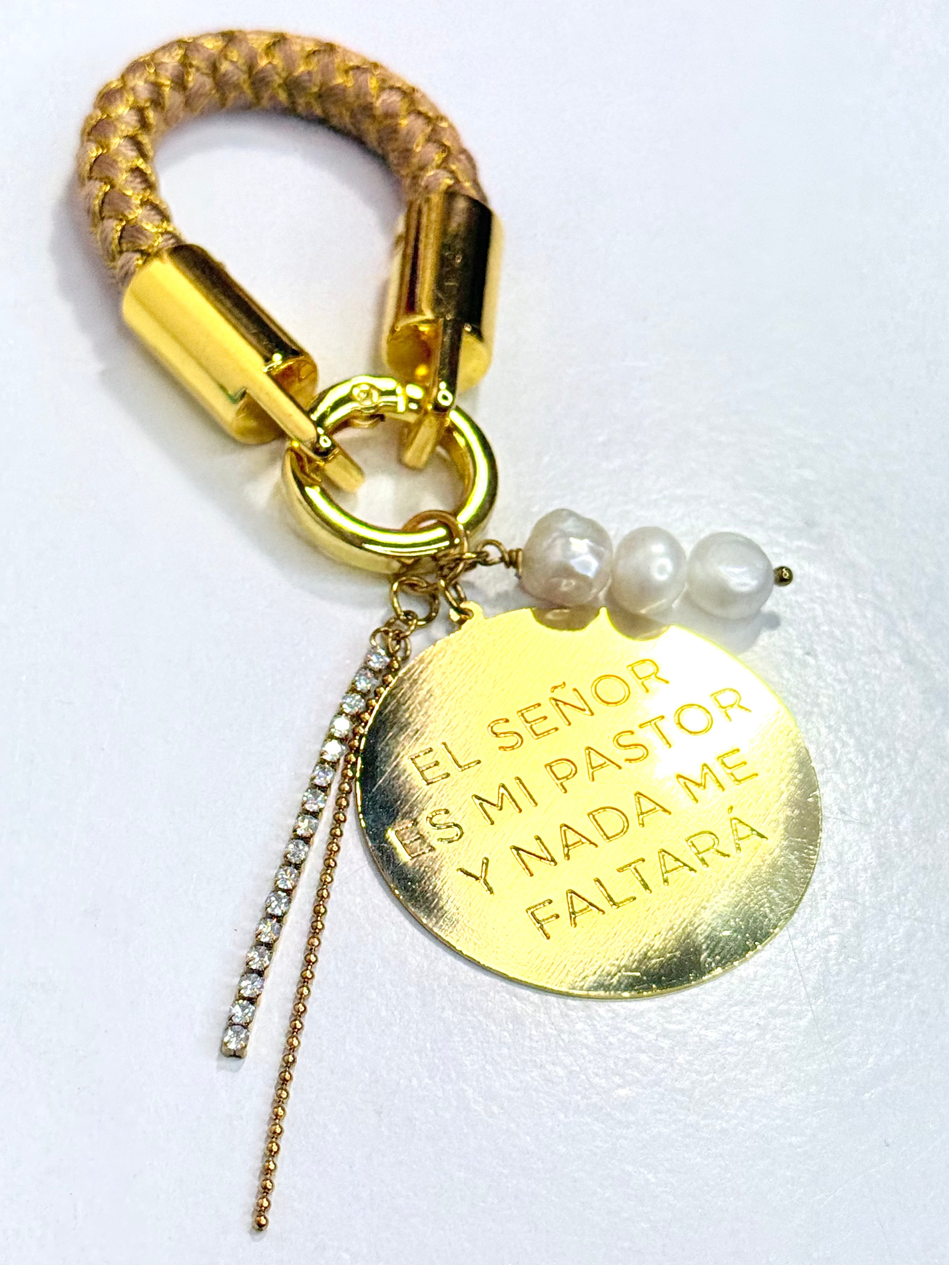 El Señor es mi pastor y nada me faltará Keychain (llavero)