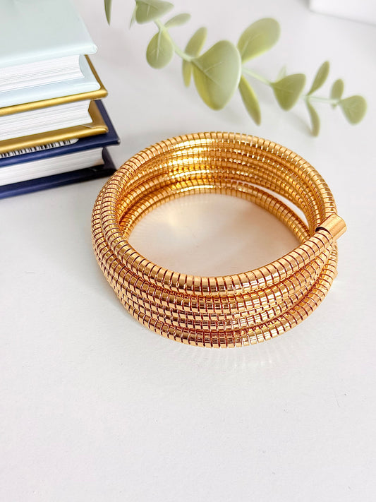 Gold Wire Bracelet