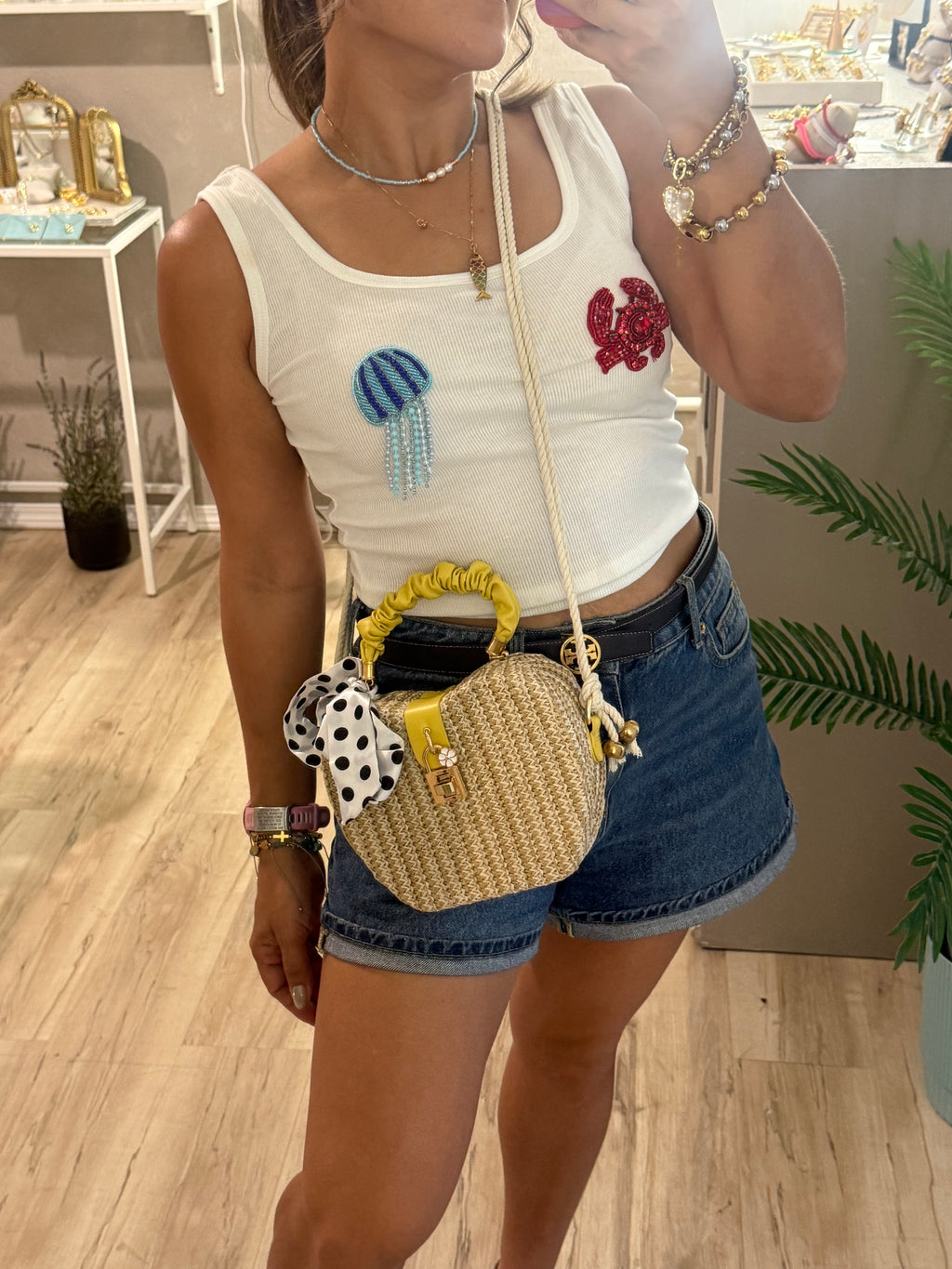 Yellow Vacay Daisy Zara Bag