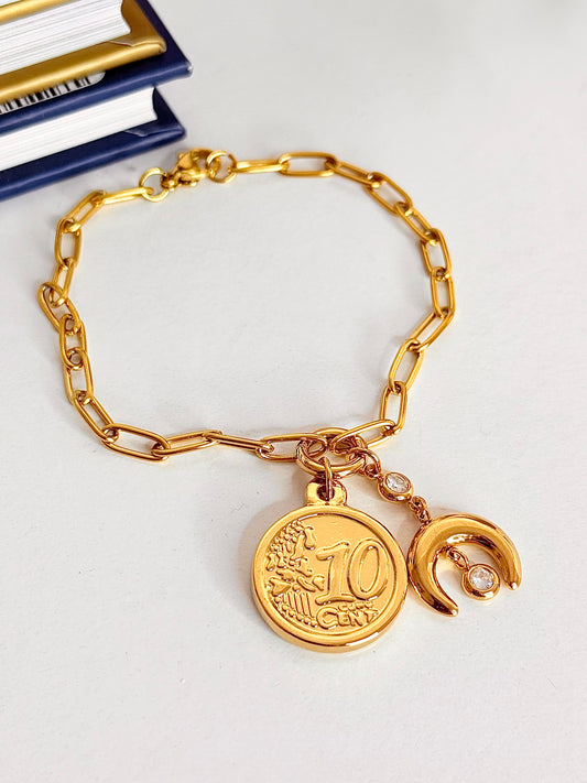 Vintage Coin Bracelet