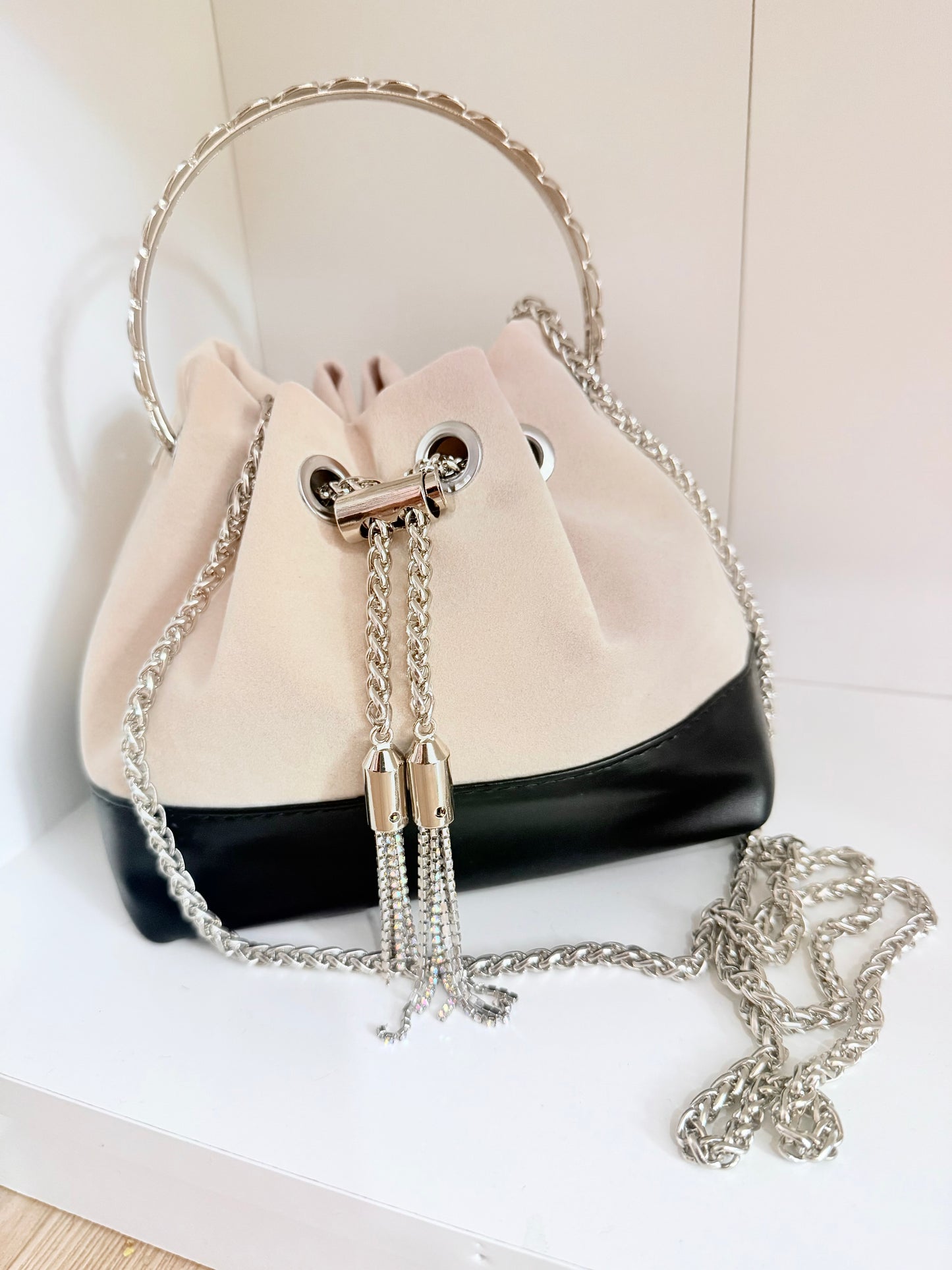 Zara Bag Crema y Negra