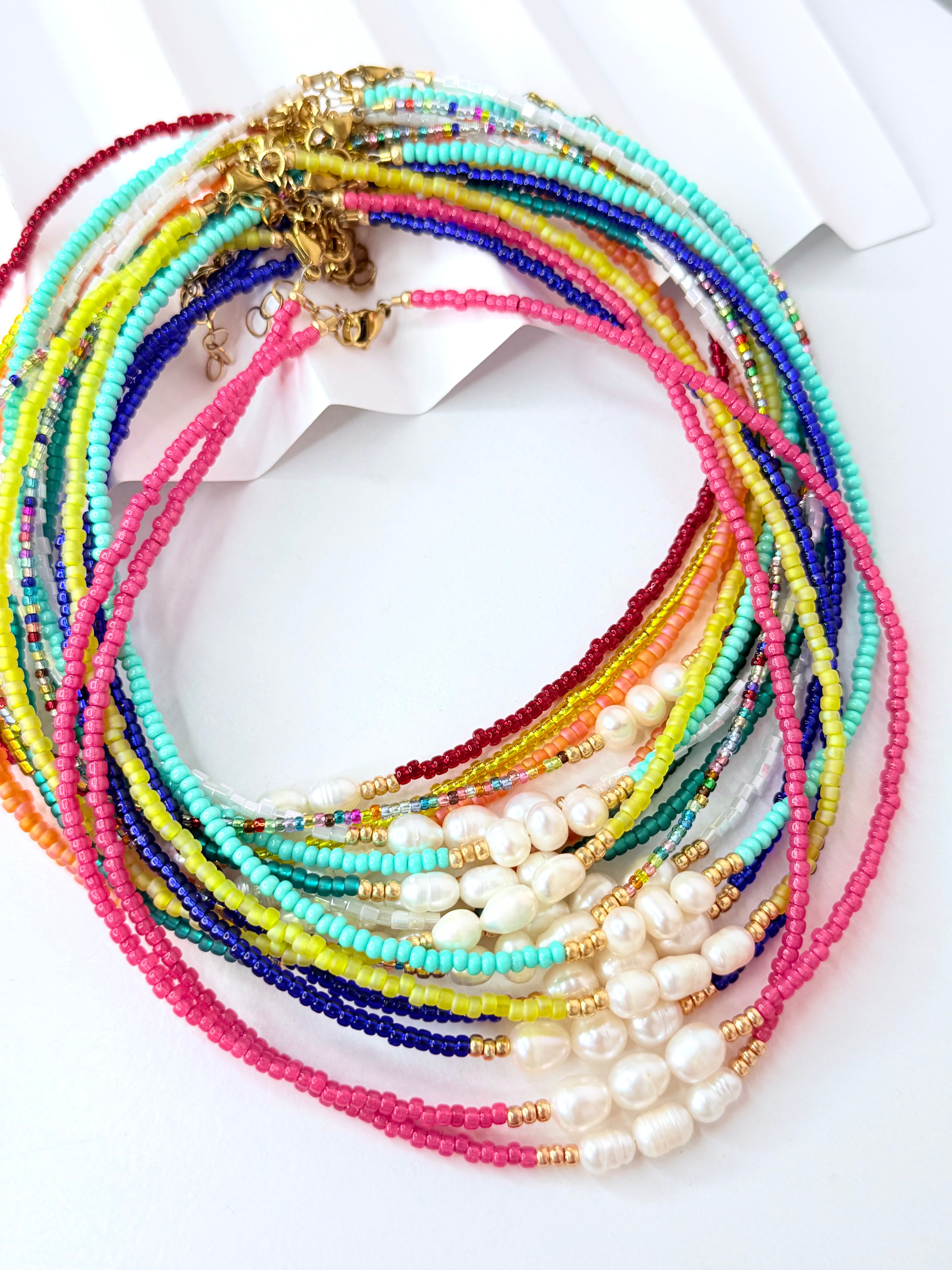 Rainbow Beads Necklace (se venden individuales)