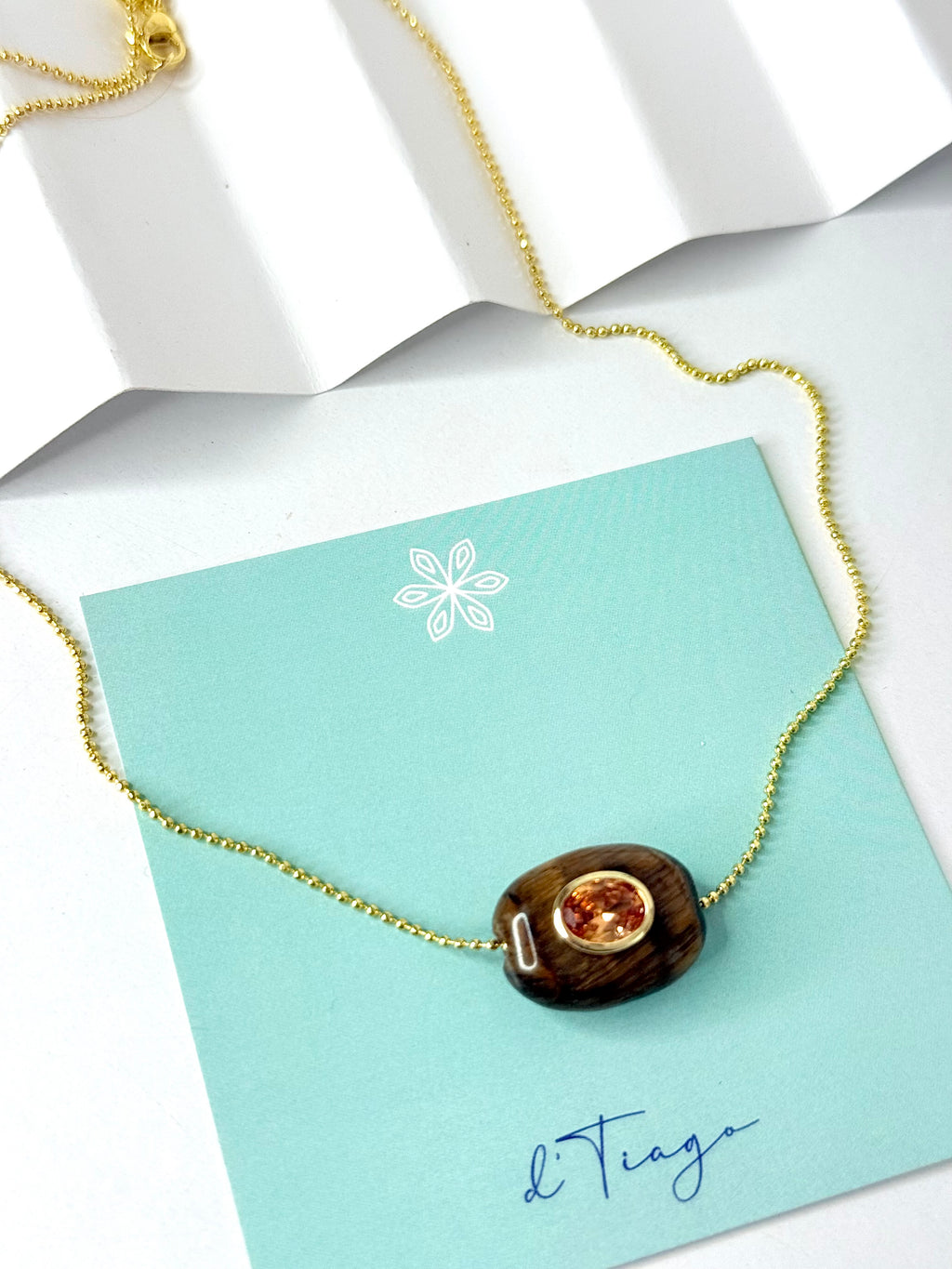Gema Ojo de Tigre Necklace
