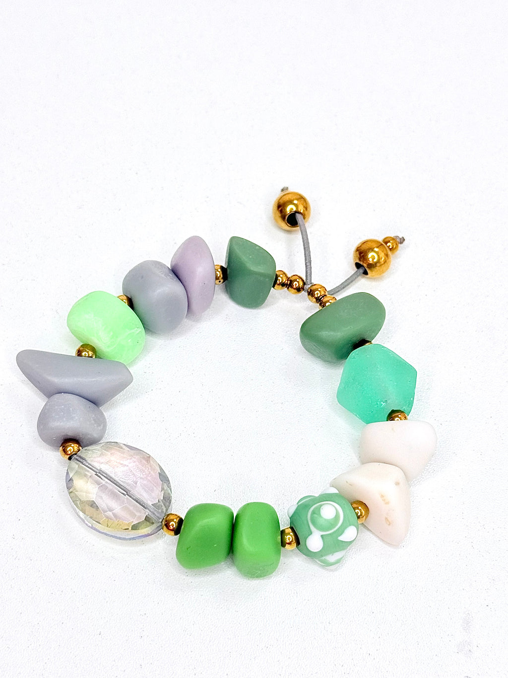 Green & Gray Bracelet