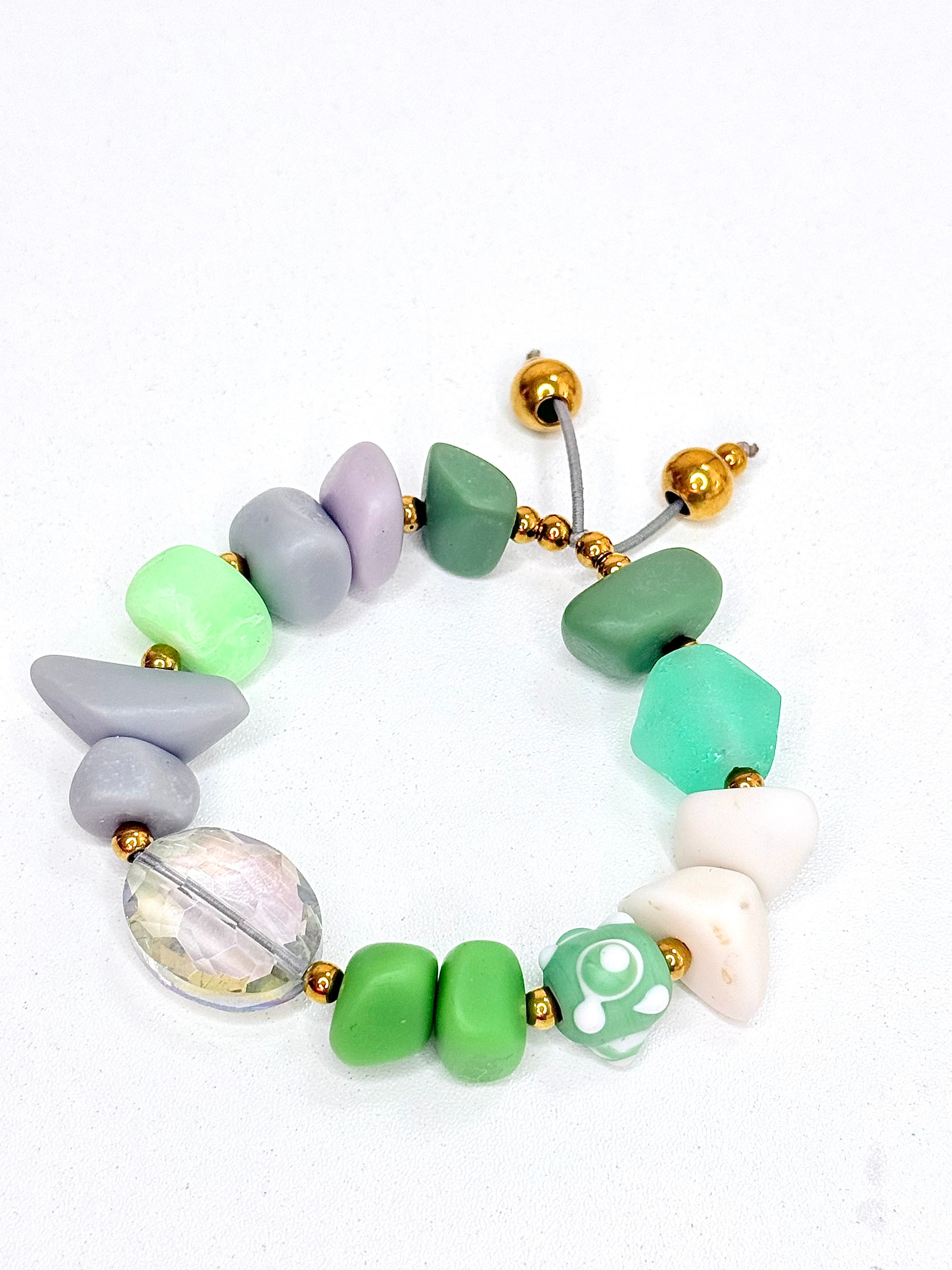 Green & Gray Bracelet