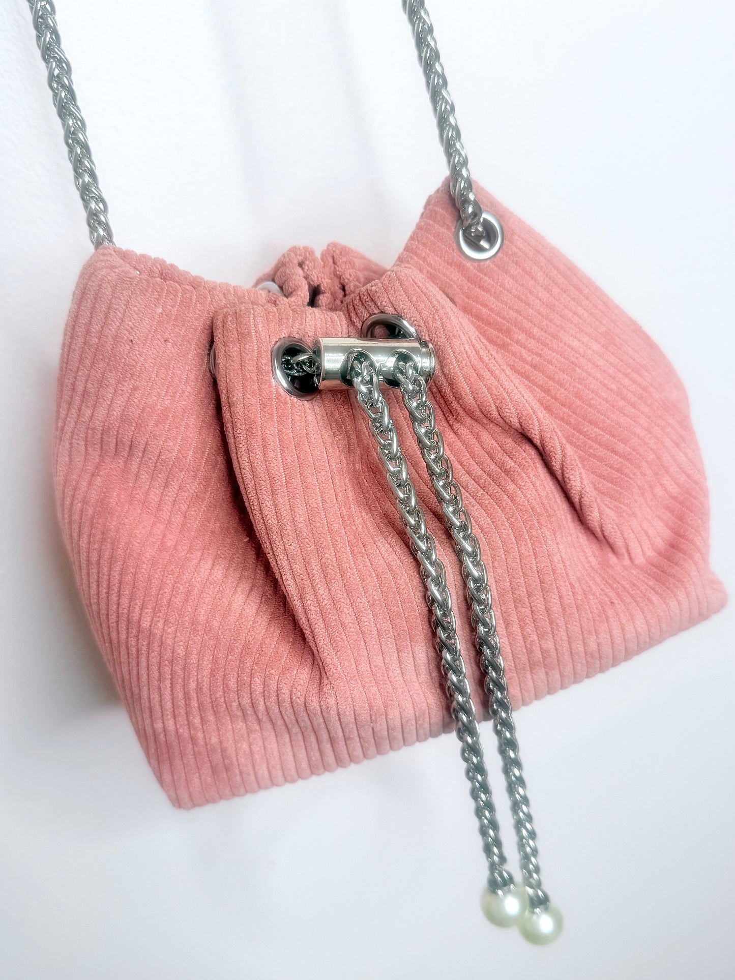Pink Velvet Zara Bag