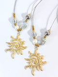 Gold Sun Necklace