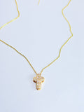Cruz dorada Necklace