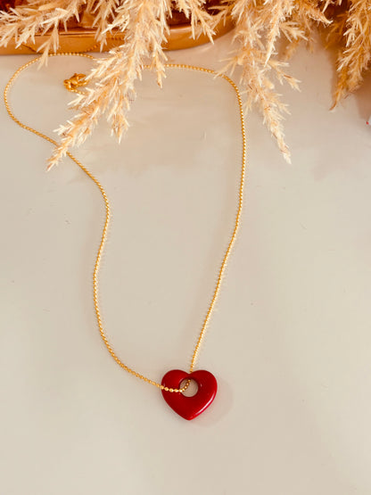 Red Heart Necklace