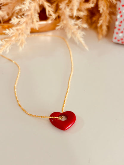 Red Heart Necklace