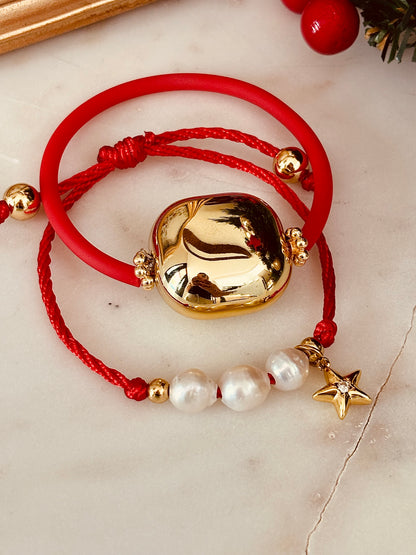 Red Pearl Bracelet