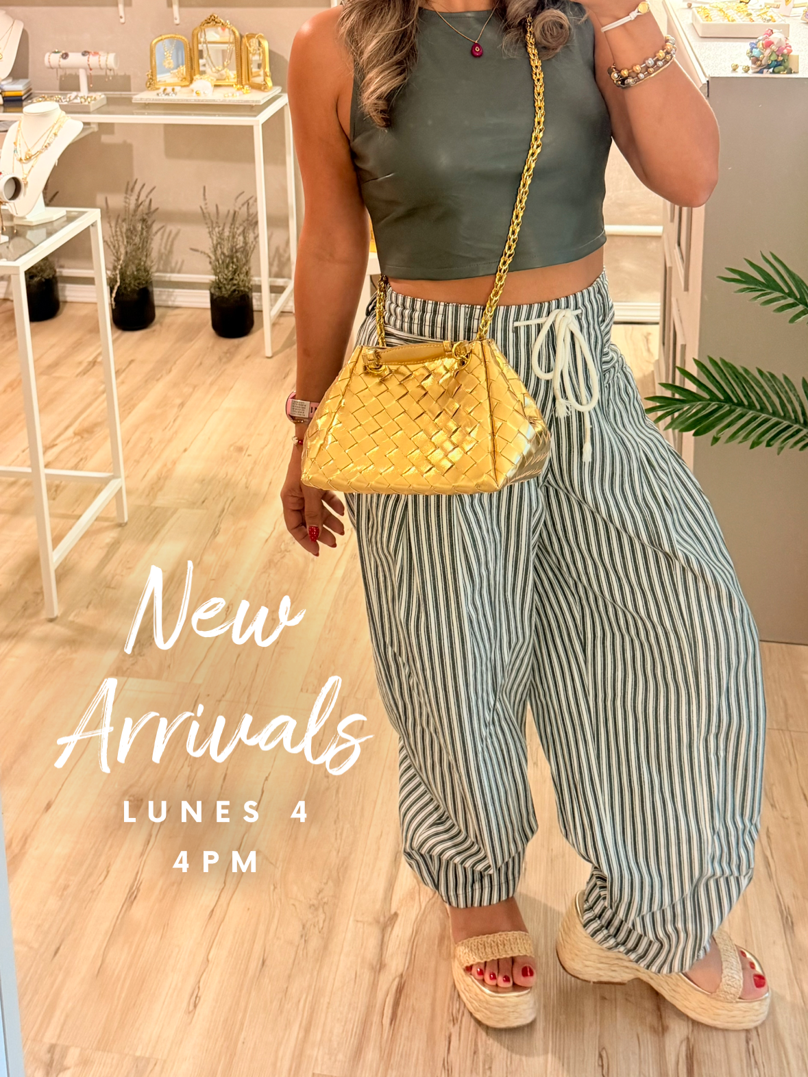 Gold Tote Zara Bag