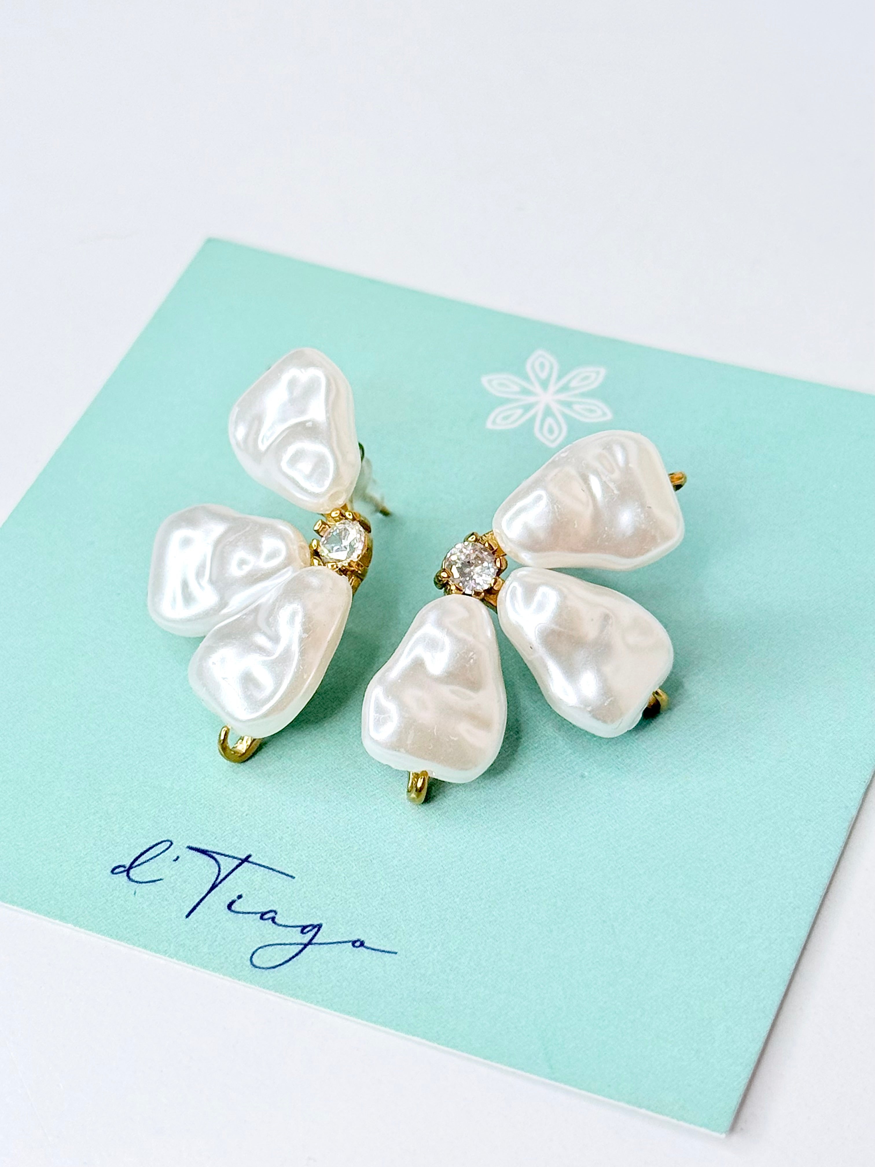 Perla Flower Earrings